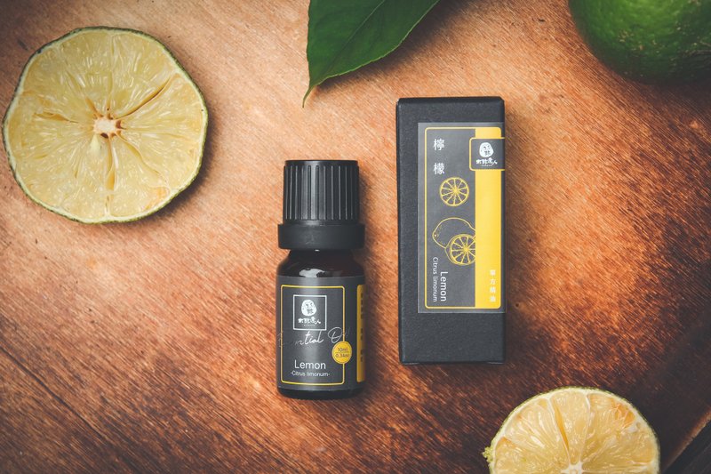 【單方精油】檸檬精油10ml 天然/擴香/按摩/保養 - 香氛/精油/擴香 - 精油 咖啡色
