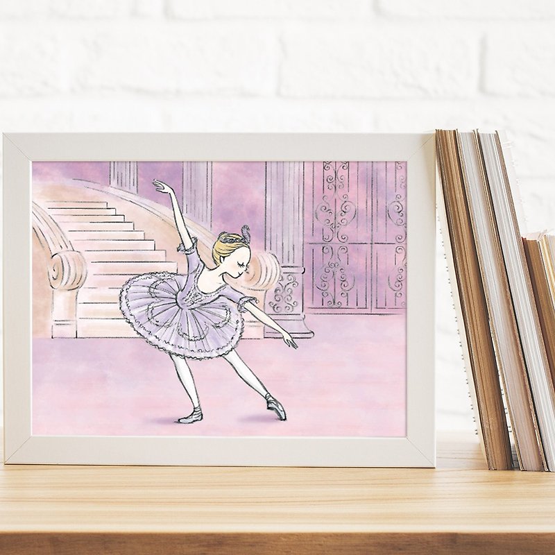 Yizike Ballet | Sleeping Beauty Lilac Fairy Postcard - Cards & Postcards - Paper Purple