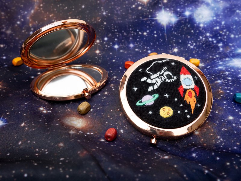 【Off-season sale】Pocket Mirrors / The Rockets 2 - 彩妝刷具/鏡子/梳子 - 亞麻 黑色