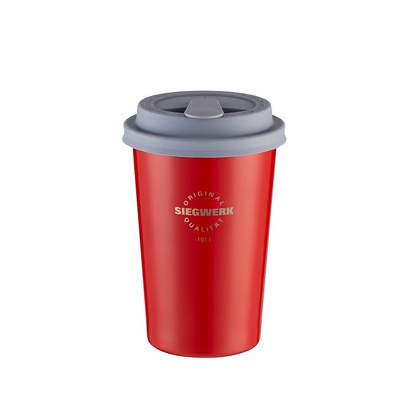 [SIEGWERK] German enamel mini accompanying cup 350ml_flame red - Pitchers - Enamel Red