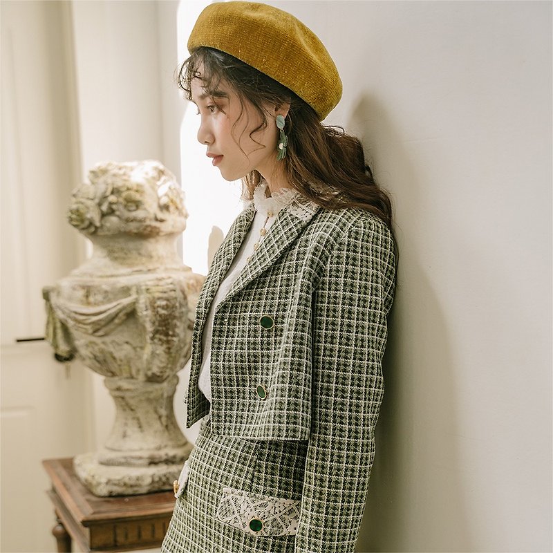 2019 suit suit small coat loose dress Korean temperament top - One Piece Dresses - Other Materials 