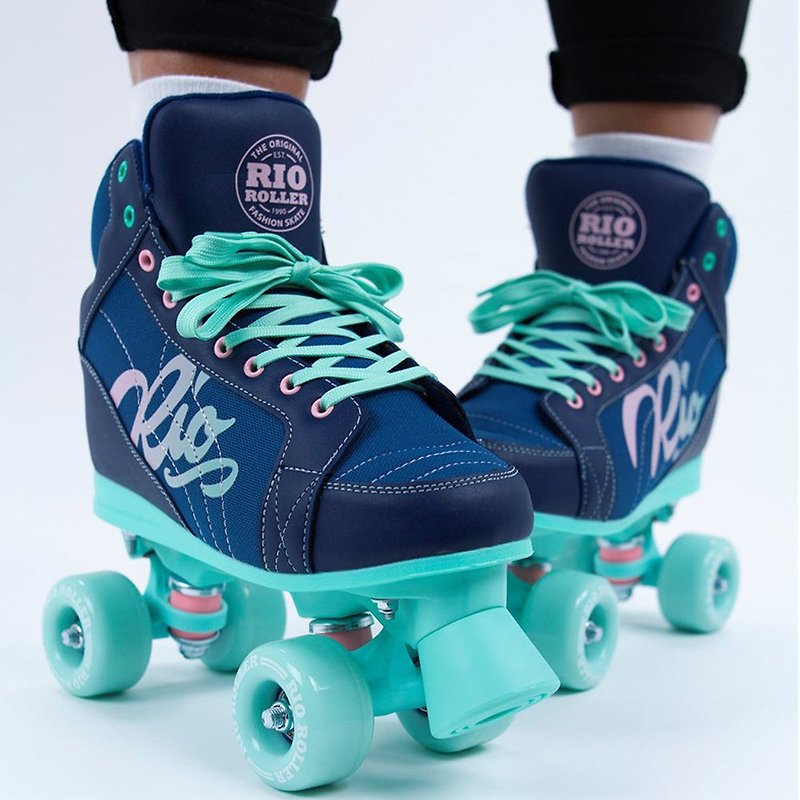 RIO Roller ‧ Sports Outdoor‧Lumina Series Sneakers Roller Skates - Green - Other - Faux Leather Green