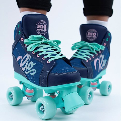 RIO Roller RIO Roller - 運動戶外‧Lumina系列波鞋款滾軸溜冰鞋 - 綠