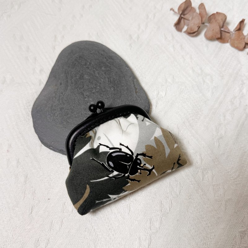 馬卡龍方型口金包 小口金 零錢包 - 零錢包/小錢包 - 棉．麻 