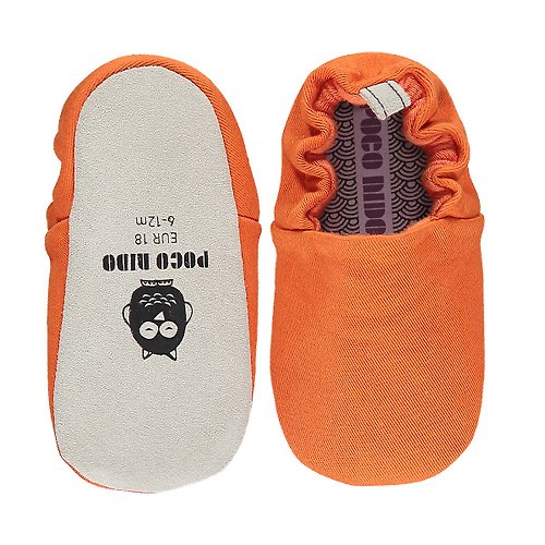 Poco Nido Poco Nido (英國) 嬰兒 BB鞋 學行/學步鞋仔 - 淨色 虎橙色