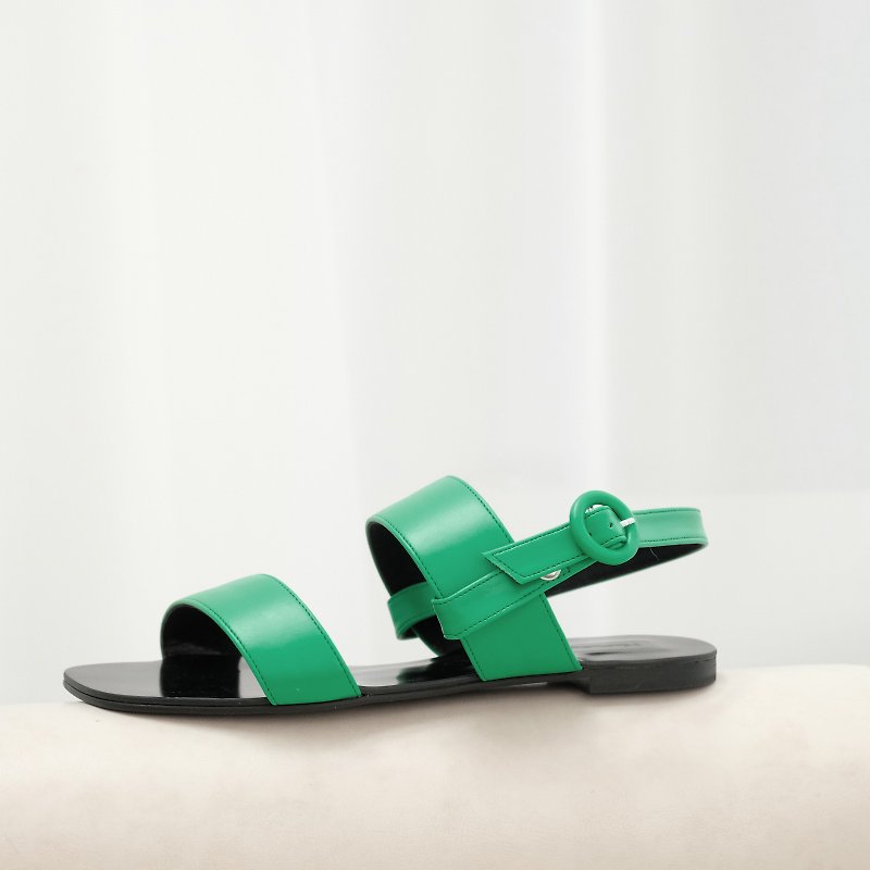 2in1 Sandals shoes - Buddy Ivy - Sandals - Faux Leather Green