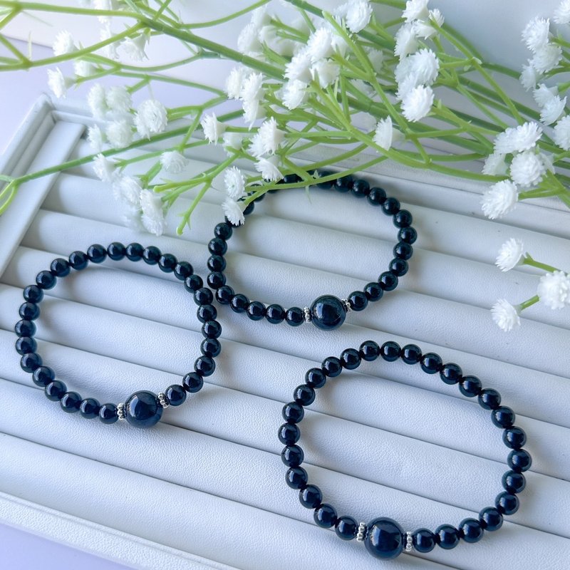 Black Tourmaline - Bracelets - Semi-Precious Stones Black