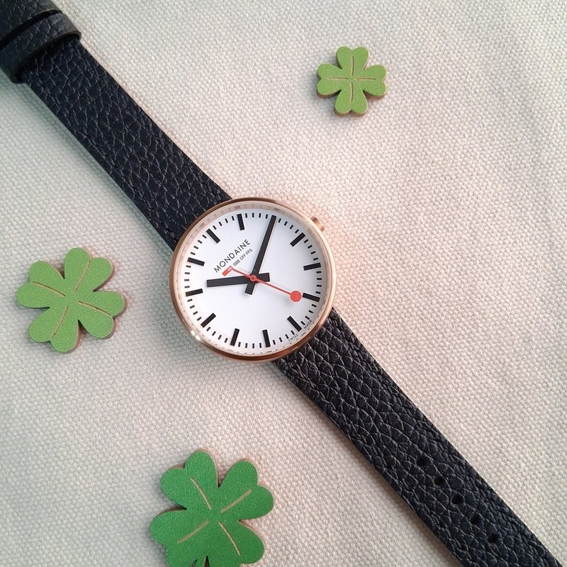 Custom Watch Strap / Quick Release Design / Handmade / Versatile Black - สายนาฬิกา - หนังแท้ 