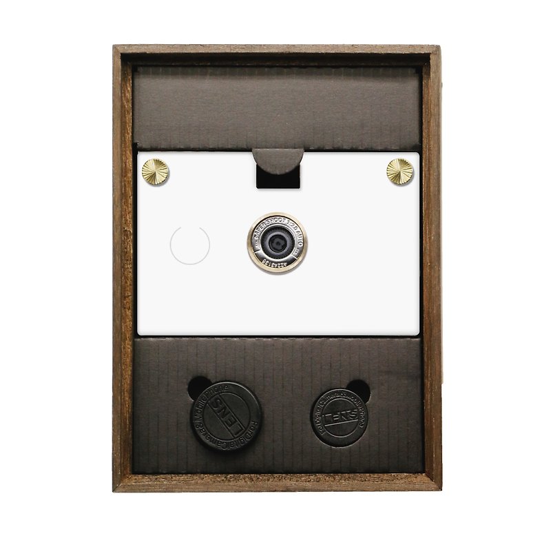 【18MP】客製化木盒精裝相機組(含記憶卡及鏡頭)PaperShoot - 相機/拍立得 - 紙 白色