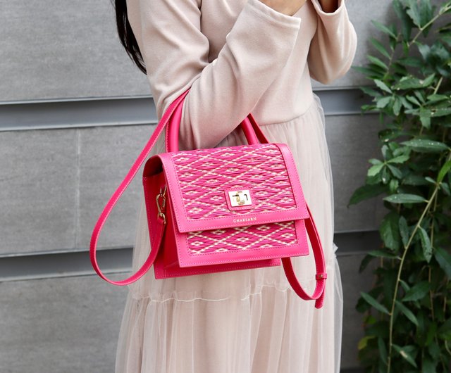 Charles & Keith Pink Crossbody Bags