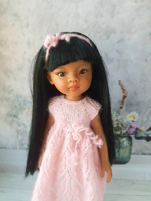 Details about   PRETTY PINK Party Dress w/Bow Doll Clothes For 13" Paola Reina Dolls Debs 