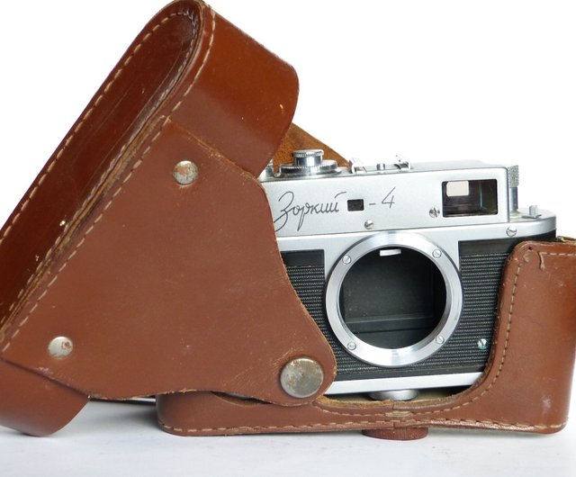 Zorki-4 本物のハード ケース バッグ 3/8 レンジファインダー KMZ ソ連