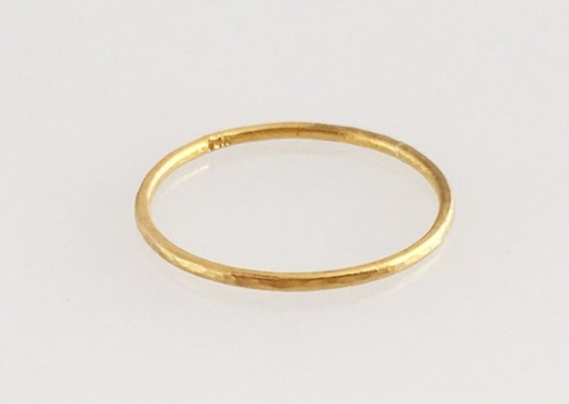 K24 Pure Gold Ring 純金の指輪リング 2    0.9ミリ幅 - 戒指 - 寶石 