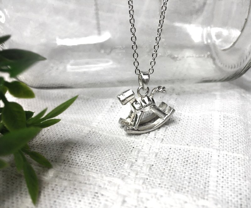 Childhood Pony Silver Necklace - Necklaces - Sterling Silver Silver