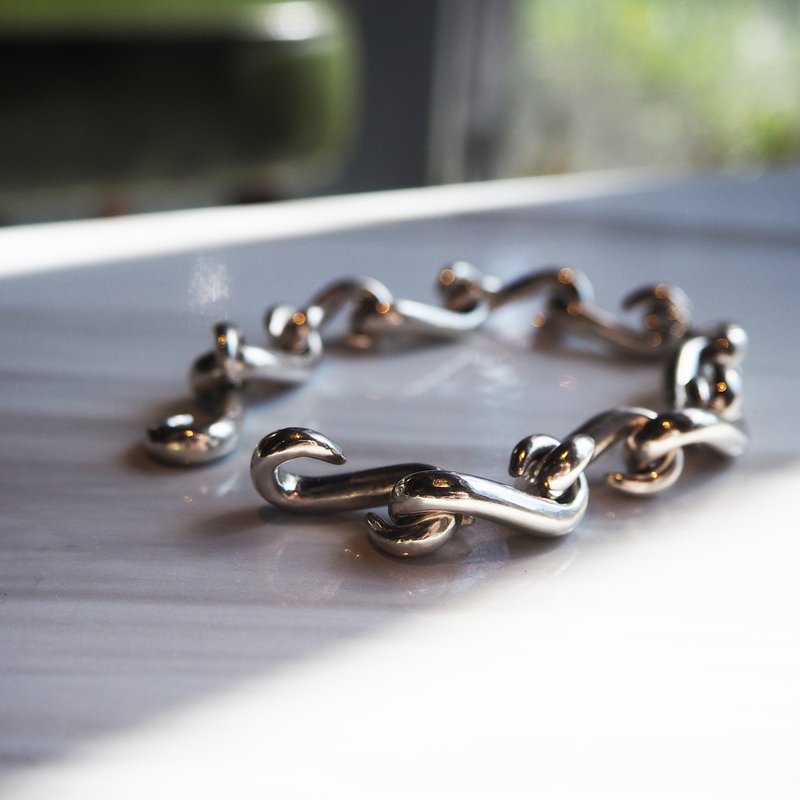 super bracelet_超能手鍊 謝禮 伴郎禮 兄弟 六禮 男朋友 - 手鍊/手環 - 銀 銀色