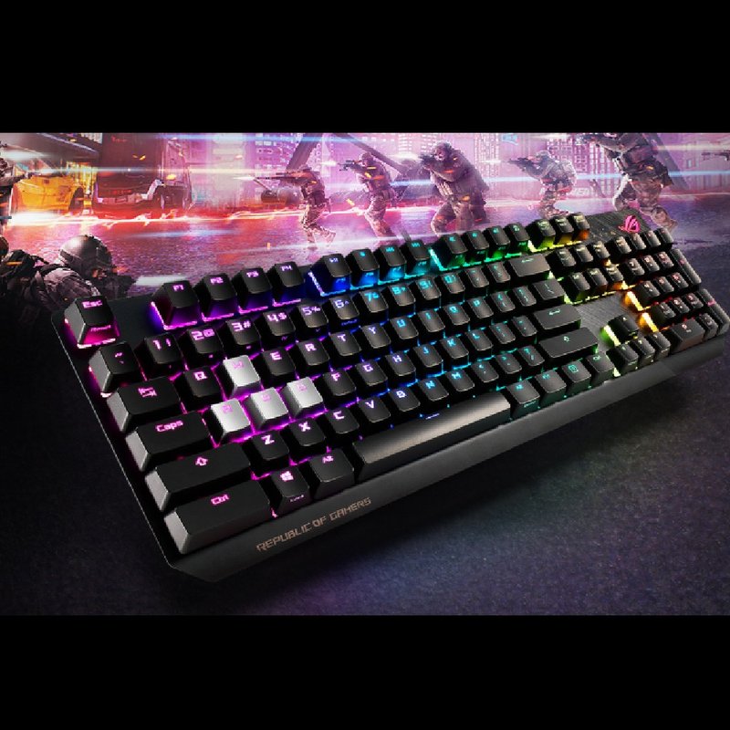 ASUS 華碩 ROG Strix Scope NX 電競鍵盤 - 電腦配件 - 塑膠 黑色