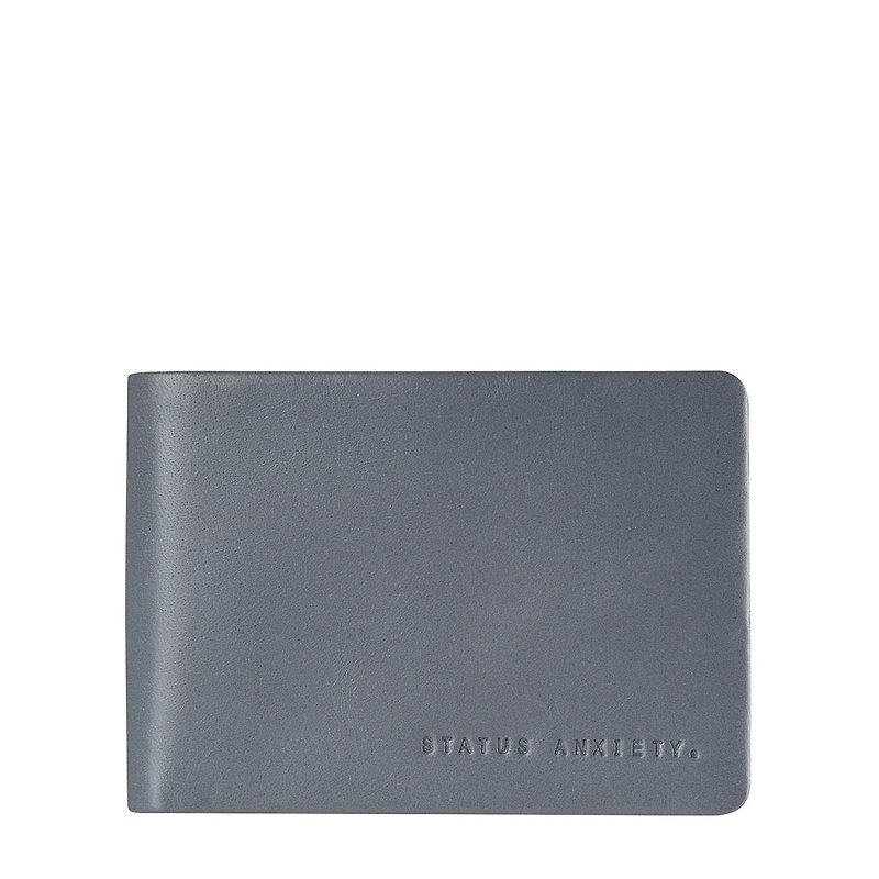 JONAH Short Clip_Slate /Dark Gray - Wallets - Genuine Leather Gray