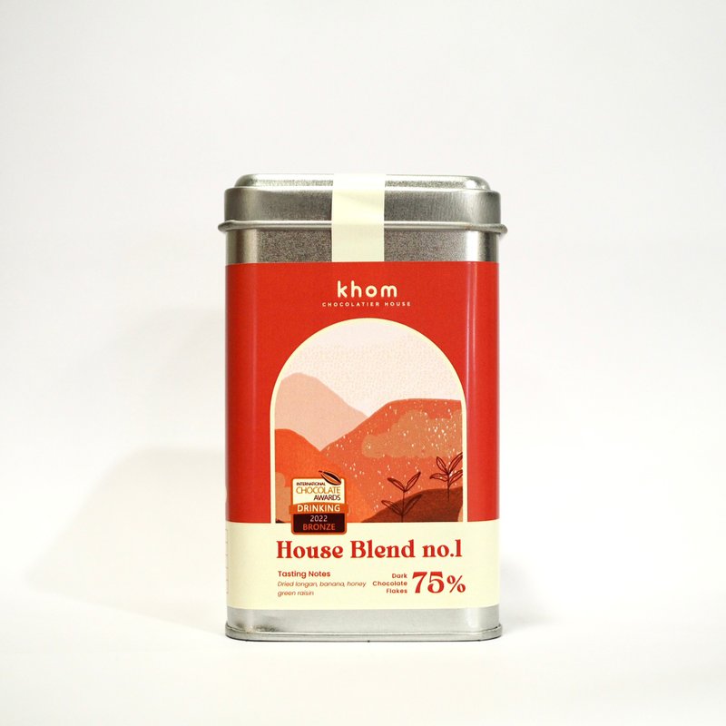 Thai chocolate flakes (can) - HOUSE BLEND NO.1 - ช็อกโกแลต - อาหารสด สึชมพู