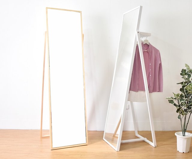 Floor Mounted Clothes Hanging Full, Floor Mirror With Stand Ikea