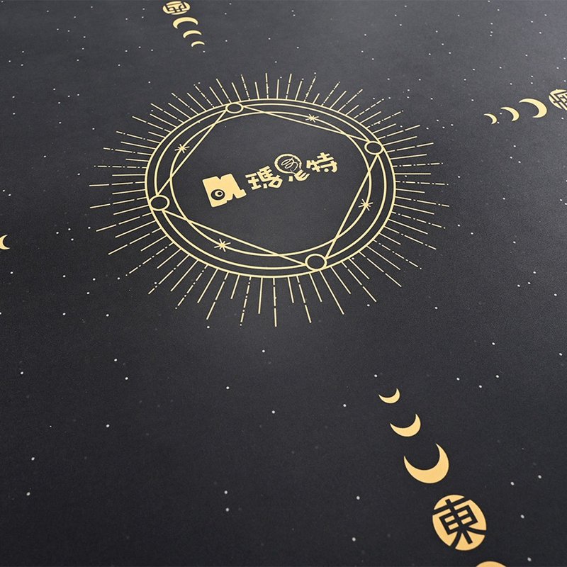 [Master] High-quality sound-absorbing mahjong mat dunes, stars (100X100cm) board game mat - Board Games & Toys - Other Materials 