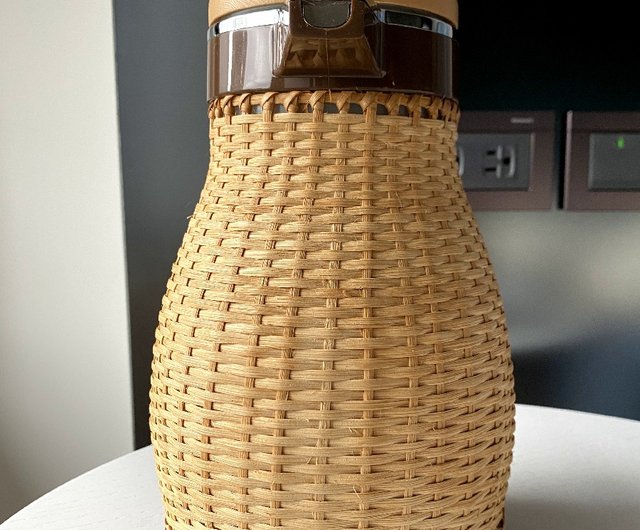 Japan Zojirushi Handmade Rattan Kettle Coffee Pot Magic Bottle