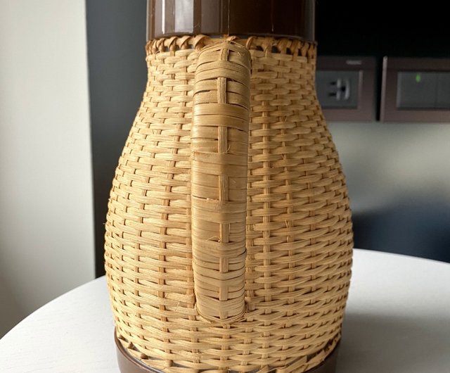 Japan Zojirushi Handmade Rattan Kettle Coffee Pot Magic Bottle