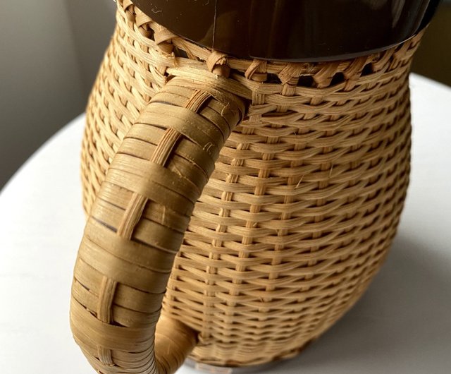 Japan Zojirushi Handmade Rattan Kettle Coffee Pot Magic Bottle Thermal Pot  Log Grip Brand New - Shop the-old-soul Vacuum Flasks - Pinkoi