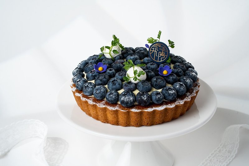 Feiming Blueberry Tower - เค้กและของหวาน - วัสดุอื่นๆ สีน้ำเงิน