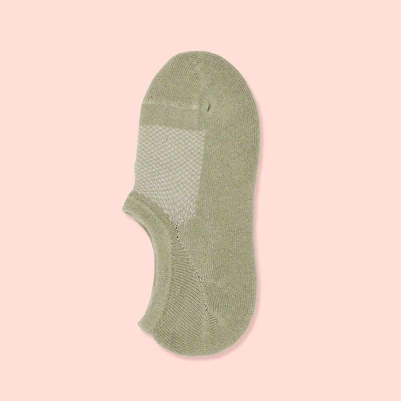 //日常色// 抗菌透氣除臭低口防滑襪 - 襪子 - 棉．麻 