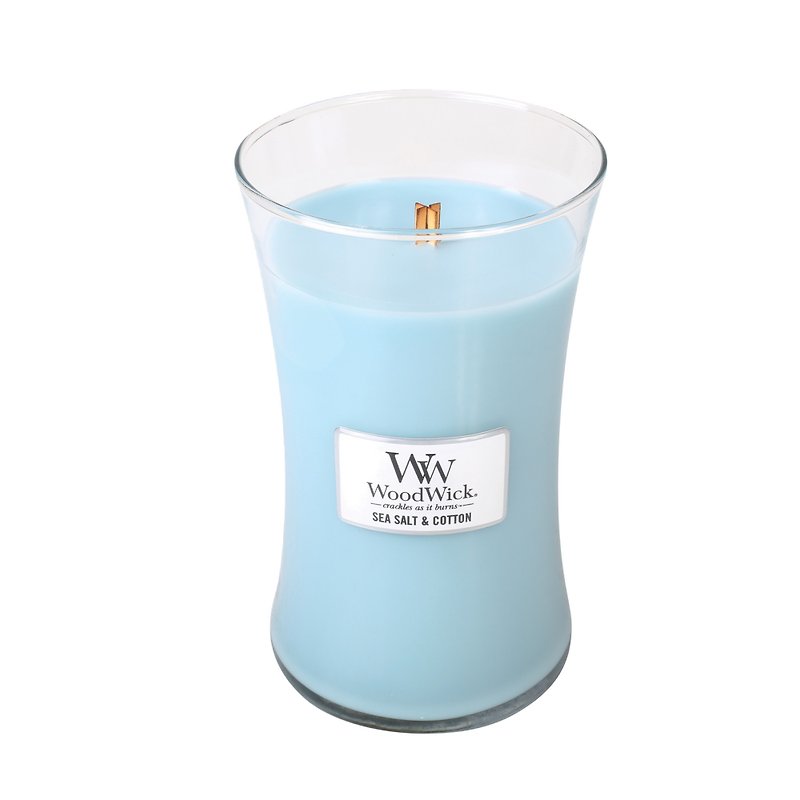 [VIVAWANG] WW22oz fragrance cup wax (sea salt cotton). Full of holiday atmosphere, appease cotton soft and delicate woody incense. - เทียน/เชิงเทียน - ขี้ผึ้ง 