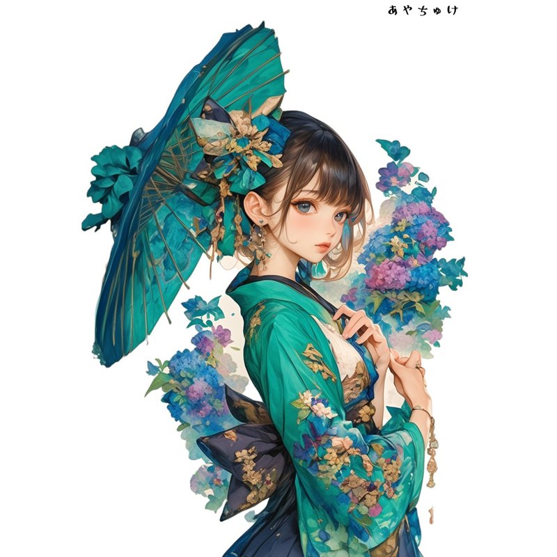 【6月中旬新作】07-096-0302 コラージュステッカー - 貼紙 - 紙 