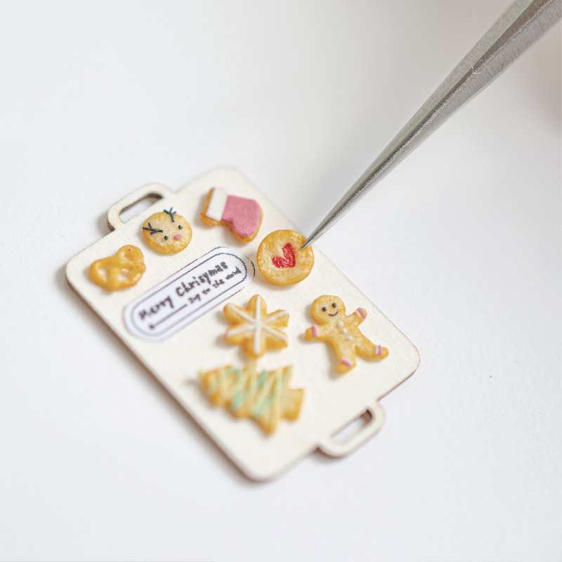 Clay Pottery & Glasswork White - 【DIY】Christmas biscuit material package// Pocket clay