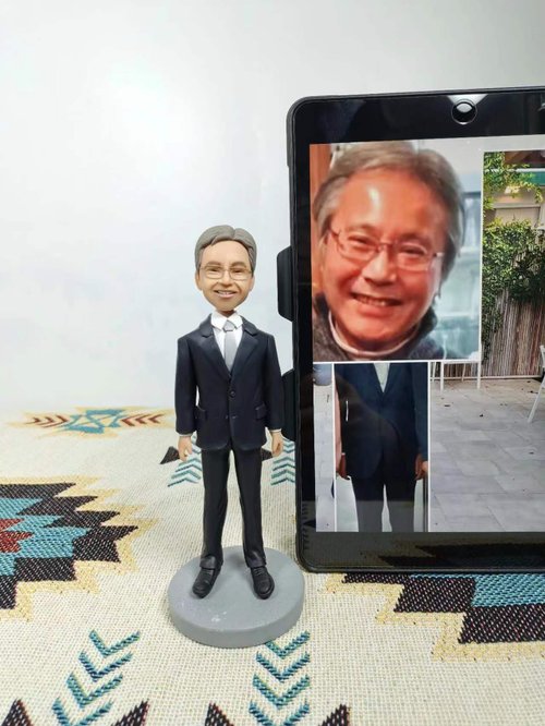 uDesign優湛 客製化人物公仔 人偶 3D人像畫 似顏繪 老闆 定製 生日 紀念 禮物