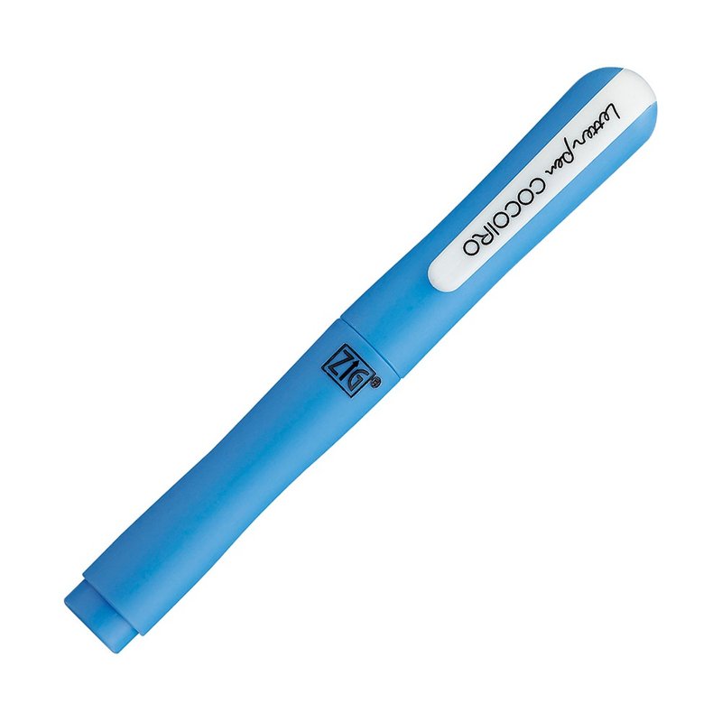 【Kuretake 日本吳竹】ZIG COCOIRO隨變筆桿 粉藍色 (LPC-07) - 其他書寫用具 - 塑膠 藍色