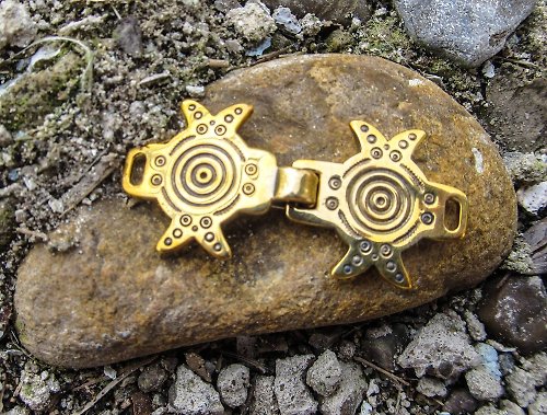 Gogodzy brass clasp for jewelry making,handmade ukraine Brass clasp,jewelry hook lock