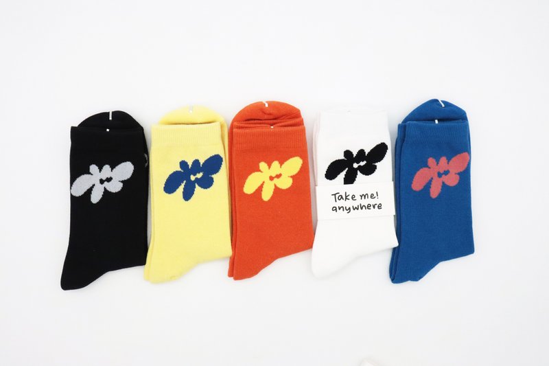 【To Smile】 Bloom Socks - 襪子 - 棉．麻 多色