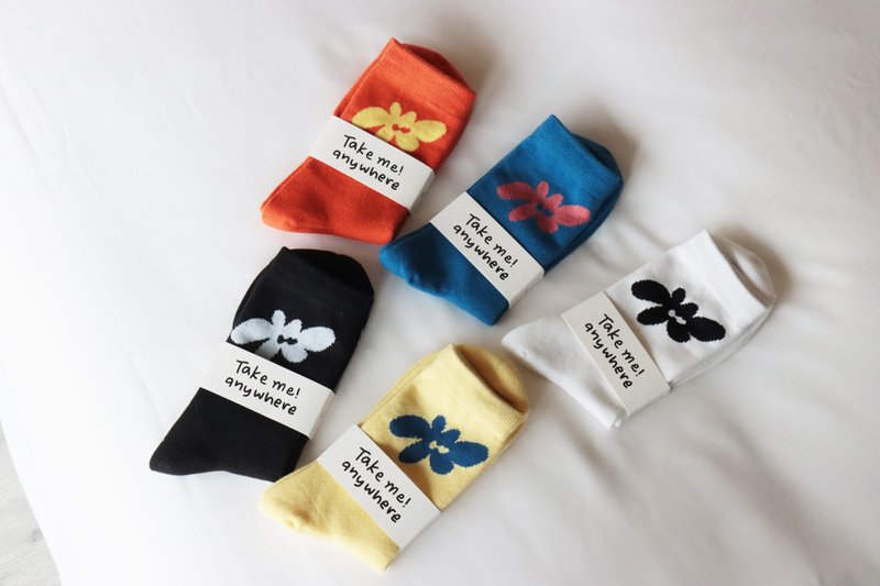 【To Smile】 Bloom Socks - 襪子 - 棉．麻 多色