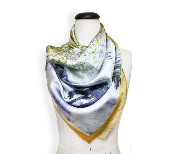 The Kiss Silk Scarf