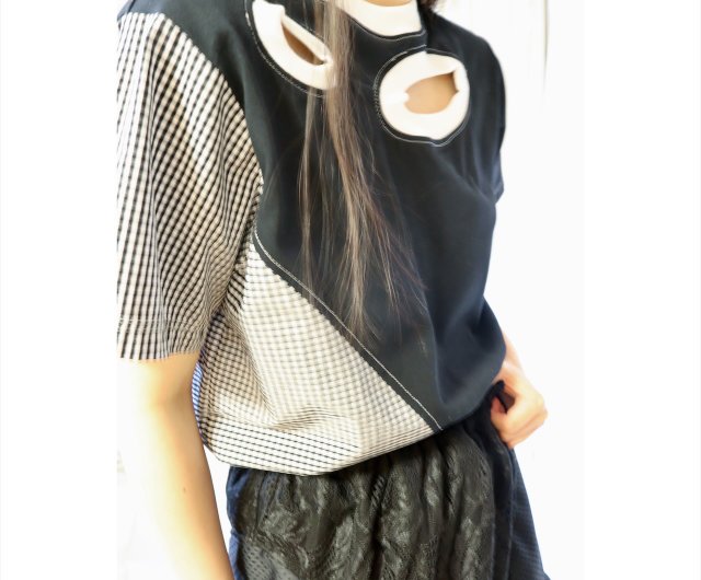 dongdong switching T-shirt 1010 white meikeiin  handmade        