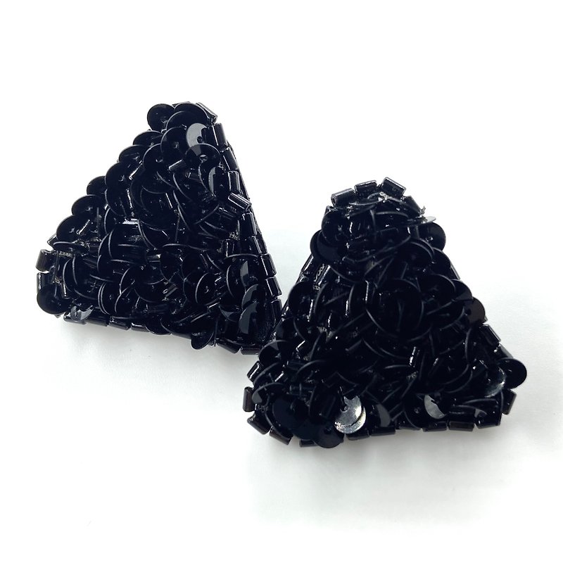Earrings Noir Mild Black Surgical Stainless Steel - Earrings & Clip-ons - Other Materials Black
