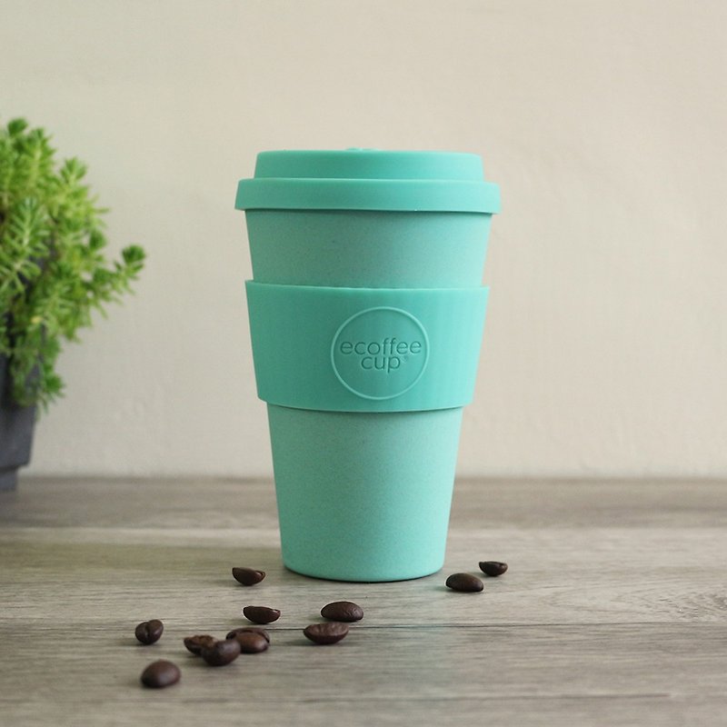 Eコーヒーカップ| 14オンスの環境にやさしいカップ（ミントグリーン） - マグカップ - その他の素材 多色