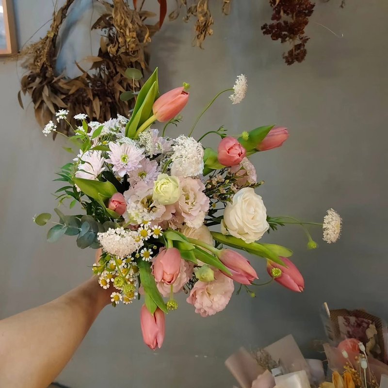 鬱金香鮮花提籃 - 其他 - 植物．花 