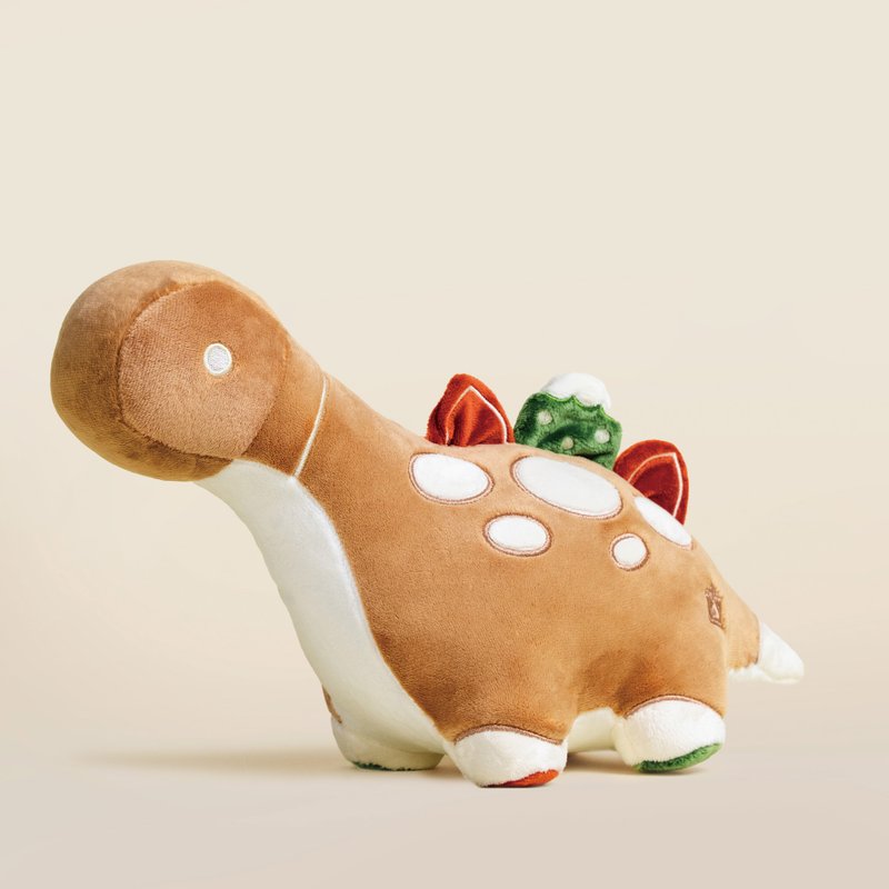 Gingerbread Bronti | 薑餅長頸龍 - 公仔/玩偶 - 其他人造纖維 咖啡色