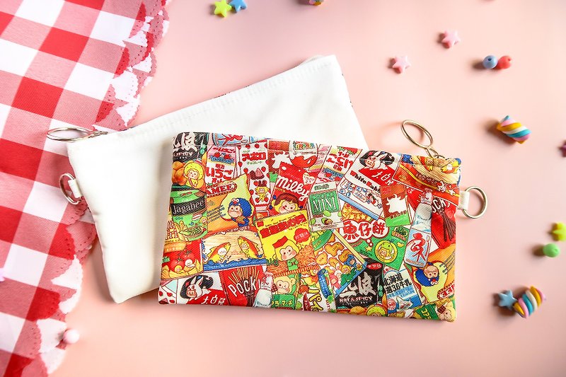 Hong Kong Memories Snacks [pen bag / mobile phone bag / coin purse / storage bag] - Pencil Cases - Other Materials Multicolor