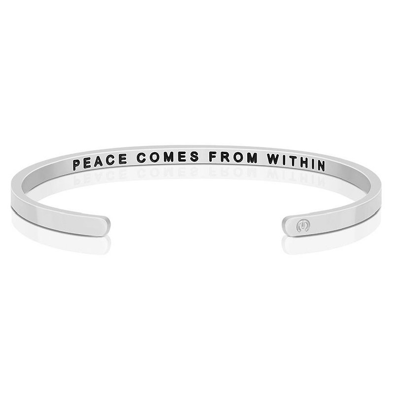 Mantraband - PEACE COMES FROM WITHIN - Bracelets - Other Metals Multicolor