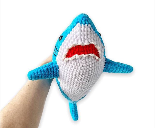 サメのぬいぐるみ サメのぬいぐるみ イケアのサメ 赤ちゃんのぬいぐるみ ショップ Croamitoys 出産祝い用贈物 Pinkoi