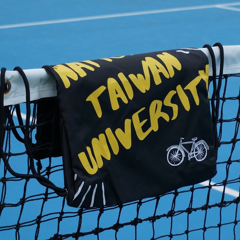 NTU Graffiti Sports Backpack - Black - Drawstring Bags - Paper Black