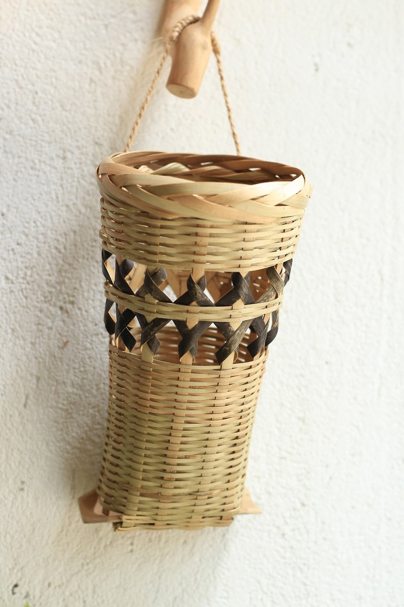 Bamboo weaving series | Chopstick basket flower decoration | Traditional folk art natural and environmentally friendly | Improved version - Cookware - Bamboo 