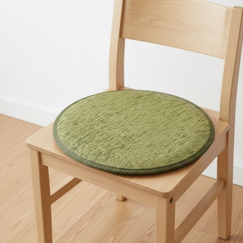 Textured Igusa Seat Cushion m5c Winter Edition - Chairs & Sofas - Plants & Flowers 