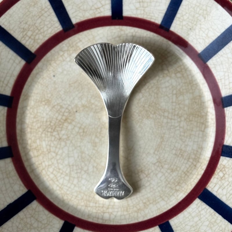 * 50811-迷人法國Mariage Frères 瑪黑鍍銀茶勺 - 茶壺/茶杯/茶具 - 銀 